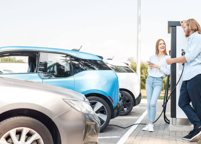 Home Charging Station For A Electric Vehicless